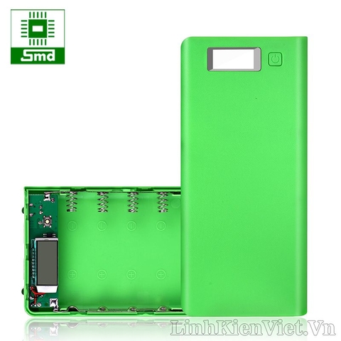 Box sạc dự phòng 8 cell LCD