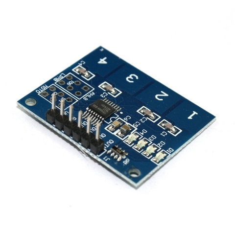 Module cảm biến chạm tay touch sensor thuật số 4 kênh TTP224 4 đầu ra