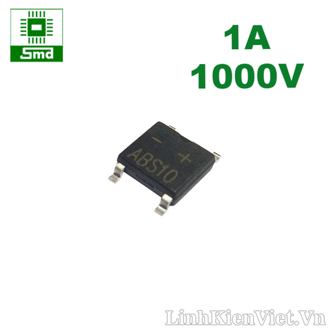 ABS10 1A1000V SOP4 Diode cầu 1A