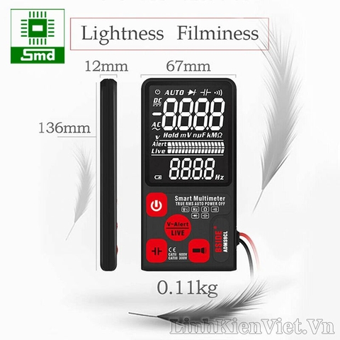 Đồng hồ đo điện vạn năng BSIDE ADMS9CL