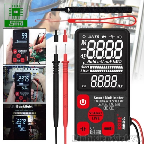 Đồng hồ đo điện vạn năng BSIDE ADMS9CL – Linh kiện điện tử SMD
