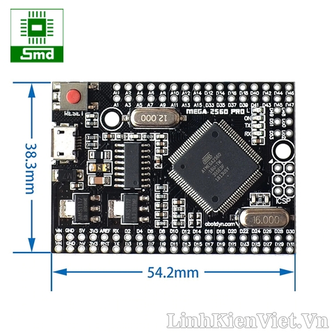 Arduino Mega2560 Pro microUSB CH340