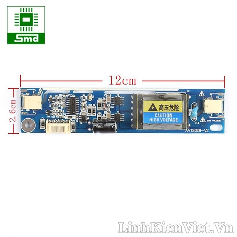 Board cao áp màn hình LCD 2 cổng ra