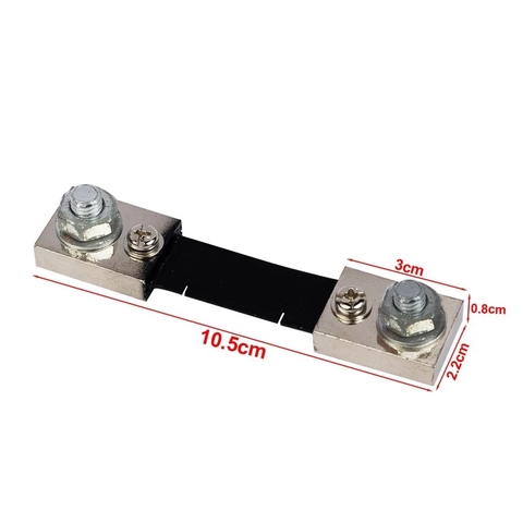 Đồng hồ led đo dòng, áp (0-100V 100A) + kèm trở shunt 100A