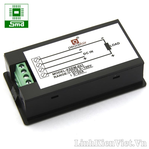 Công tơ điện tử DC 20A (PZEM-031)