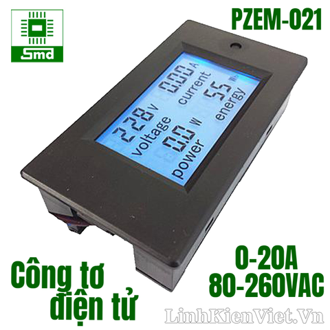 Công tơ điện tử AC 20A (PZEM-021)