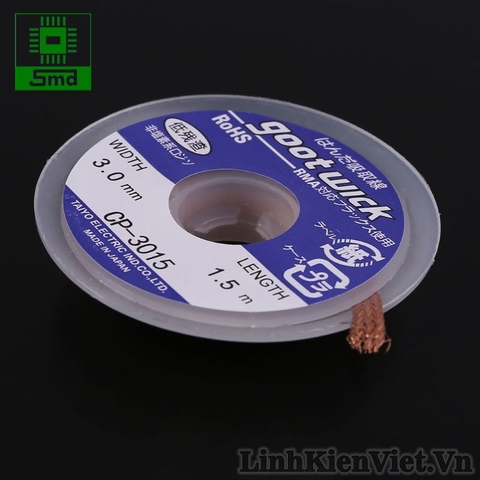 Dây hút thiếc Goot Wick 3mm - 1.5M (CP-3015)