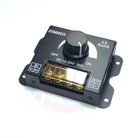 Dimmer Điều tốc DC 12-24V 30A, băm xung PWM điều chỉnh tốc độ, độ sáng