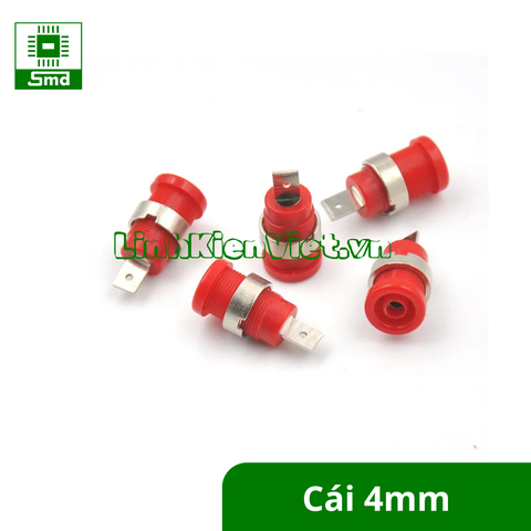Jack bắp chuối cái 4mm các màu loại bắt vỏ máy hàng tốt đảm bảo chất lượng