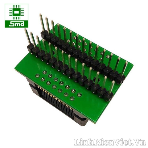 Đế kẹp IC DIP28-1.27mm Pitch to Pitch 300mil