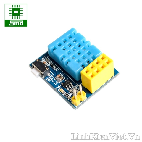 Module nhiệt độ độ ẩm DHT11 + đế ESP8266 ESP-01S