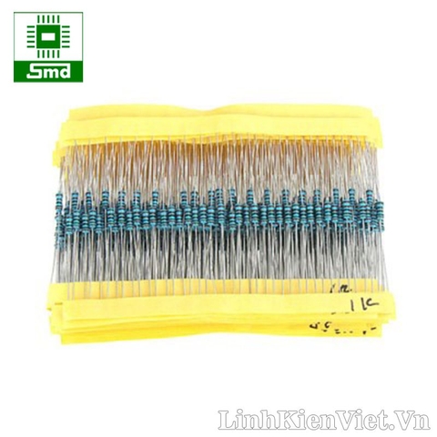 Điện trở 1/4W 1% (1K-1M) (Gói 50 con)