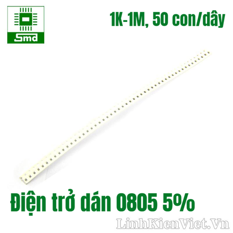 Điện trở dán 0805 5% (100K - 1M)