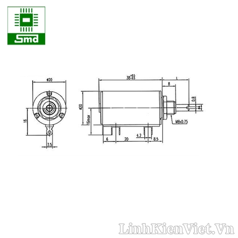 Chiết áp WXD3 2W 5% - BIẾN TRỞ CHÍNH XÁC Potentiometer