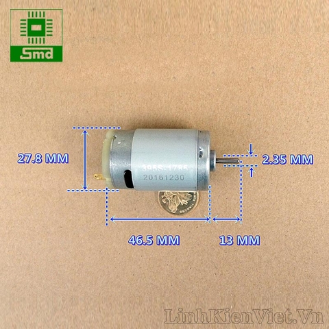 Động cơ DC 395S (12-24V)