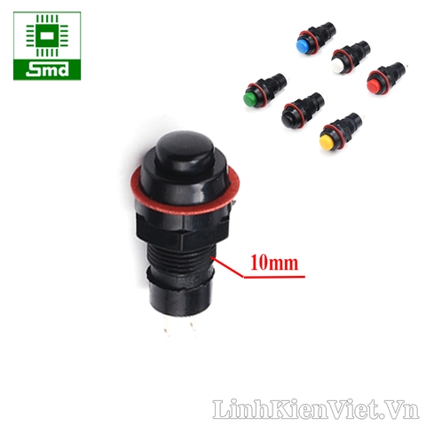 [Combo 5c] Công tắc nhấn giữ DS-211 10mm (Màu Đen)