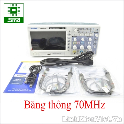Máy hiện sóng Hantek DSO5072P 2 kênh 70MHZ - Digital Storage Oscilloscope