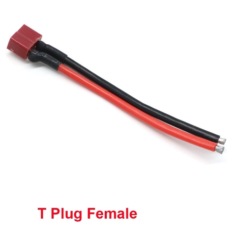Dây Cáp Silicone Đầu T Plug Nối đực Cái Male / Female (100mm)