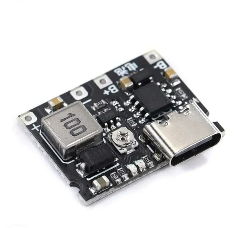 Mạch sạc pin Cổng Type-C UPS mini 18650 TC4056 1S tích hợp Mạch tăng áp 2A từ 4V lên 28V