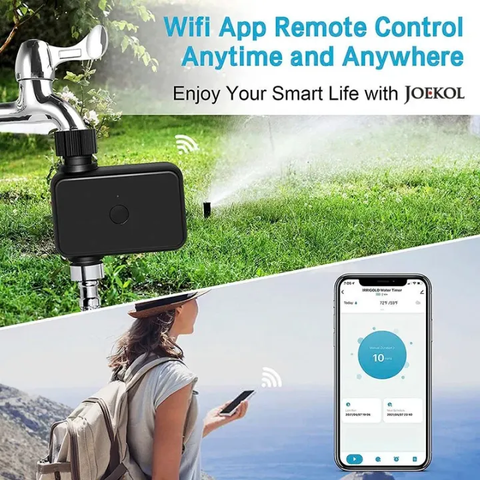 BỘ TƯỚI CÂY + HUB ĐIỀU KHIỂN- Bộ hẹn giờ tưới cây tự động app Tuya Wifi Bluetooth