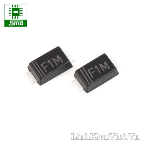 FR107 - F1M Fast recovery diode 1A 800V SOD-123F