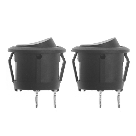 KCD1 3A 250V (lỗ khoét 15mm) - Màu đen