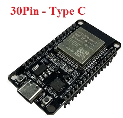 ESP32 Kit thu phát wifi bluetooth NODEMCU WROOM32 CP2102 (TYPE C - 30 chân )