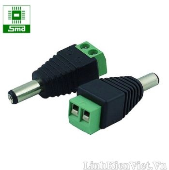 Jack nối Nguồn/ Chân nối nguồn/Đầu nối nhanh DC 5.5x2.5mm Đực +Cái