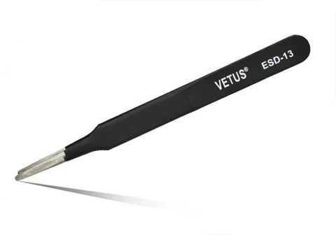 Nhíp gắp linh kiện ESD ( Màu đen) - ESD - 13 Thẳng