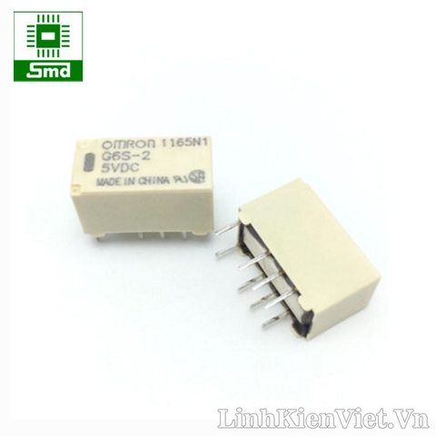 Relay omron G6S-2-5VDC (8 chân)