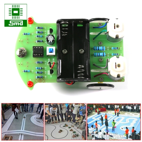 Bộ linh kiện lắp ráp robot dò đường DIY