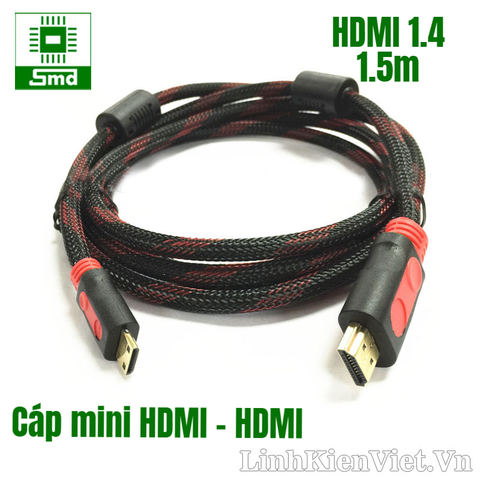 Cáp mini HDMI - HDMI 1.5m