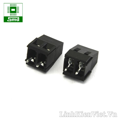 Header KF128-2P-5.08MM 2 chân thẳng (màu đen)