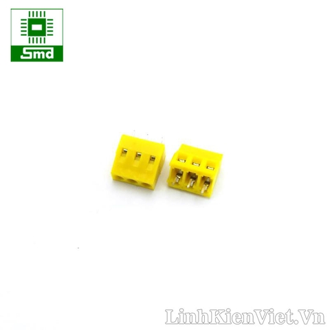 Header KF128-3P-5.08MM 3 chân thẳng (màu vàng)