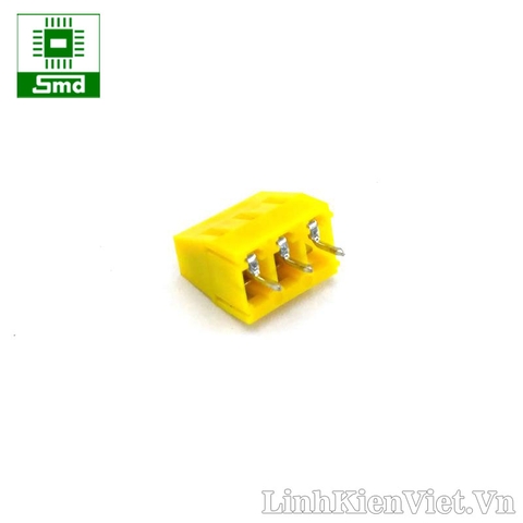 Header KF128-3P-5.08MM 3 chân thẳng (màu vàng)