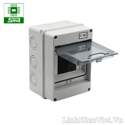 Tủ điện nhựa âm tường HT-5WAY (120x160x95mm)