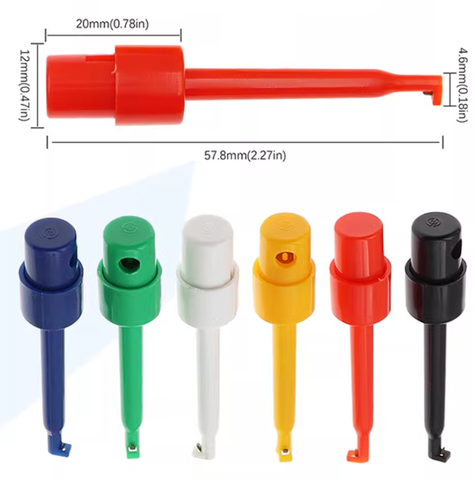 Kẹp test mạch các màu, kẹp test point