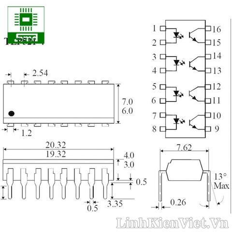 TLP521-4 DIP-16