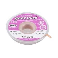 Dây hút thiếc Goot Wick 2.0mm - 1.5M (CP-2015)