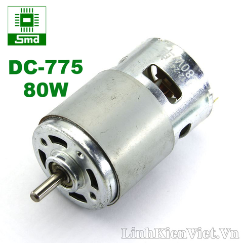 Động cơ DC-775 trục tròn (12-24V , 80W)