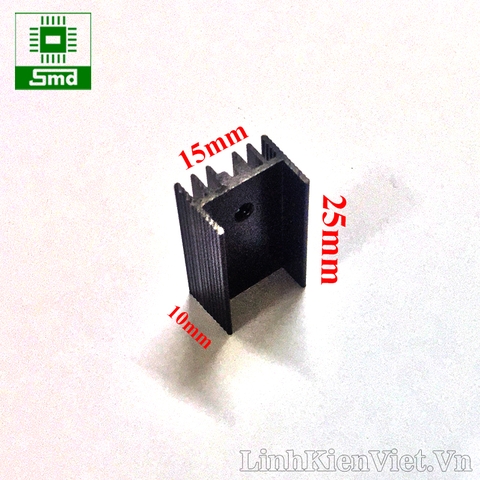 Tản nhiệt 7805 đen 15x10x25