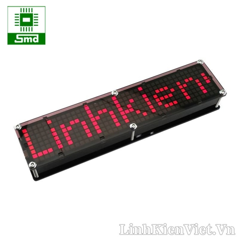 Đồng hồ LED Matrix 8x40 V2 - Đỏ