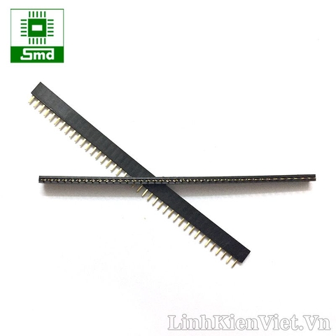 Pin header đơn cái thẳng 1x40 2.54mm phần nhựa cao 5.7mm
