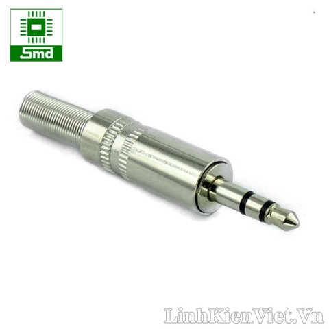 Jack Audio 3.5MM đực vỏ kim loại(màu silver)