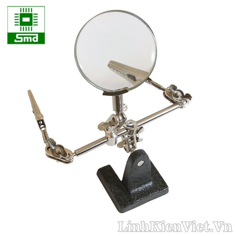 Giá kẹp mạch + kính lúp