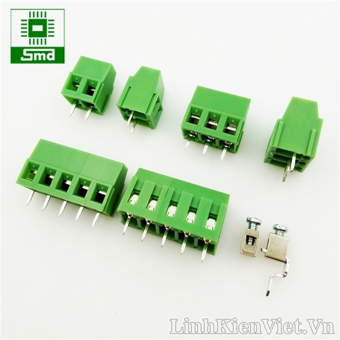 Header KF128-2P-2.54MM 2 chân thẳng (xanh lá) – Linh kiện điện tử SMD