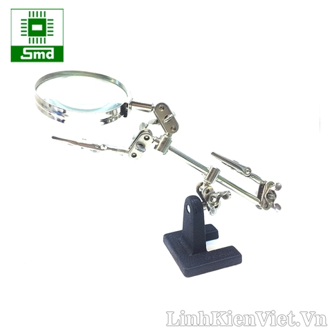 Giá kẹp mạch + kính lúp