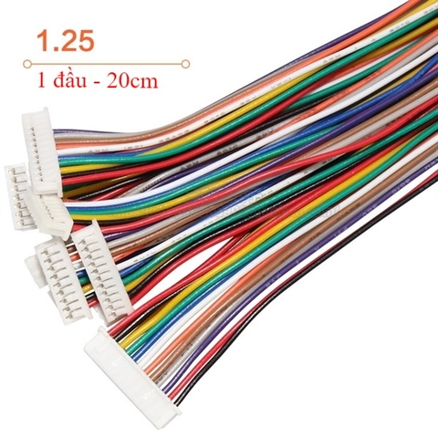 Dây bus PH1.25mm 1 đầu 20cmm 1P/2P/3P/4P/5P/6P/7P/8P..