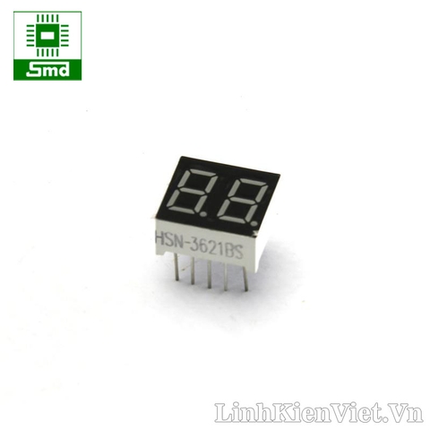 Led 7 thanh 0.36 x2 Dương chung (RED)