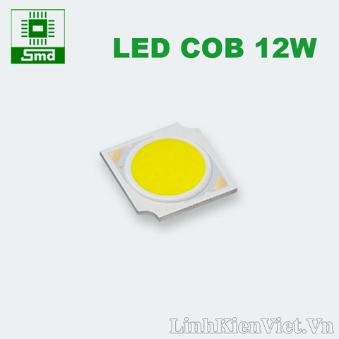 Led COB Vuông 12W 11mm Sáng Trắng